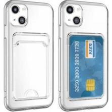 Soffany Apple iPhone 11 Pro (5.8.) Kartlıklı Şeffaf Silikon Telefon Kılıfı