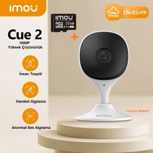 Imou Bebek Güvenlik Kamerası +32GB Hafıza Kart Ile Birlikte (Wifi Imou Cue 2c 1080P)