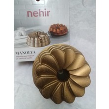 Nehir Manolya Gold Döküm Kek Kalıbı 26 cm