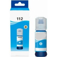 Photo Print Epson 112 Ecotank Pro L6580 Mavi Ithal Muadil Pigmentli Mürekkep 70 ml