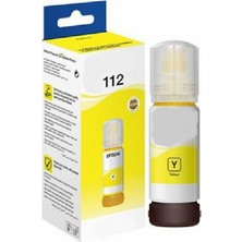 Photo Print Epson 112 Ecotank M15140 Sarı Ithal Muadil Pigmentli Mürekkep  70 ml