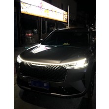 Kepmorpho Skoda Rapid Kaput Ledi, Gündüz Ledi, Silikon 150CM Beyaz
