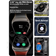 Watch 8 Ultra Adventure Sesli Asistan Nfc Bt Arama Özellikli 46 mm Ios Android Uyumlu Akıllı Saat