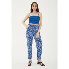 Fashion Friends 23Y-PNT0497K1 Kadın Desenli Pantolon