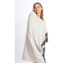 Sensomia Viola 90X190 cm 100% Pamuklu Peştamal Plaj Banyo Duş Deniz Havuz Yoga Modern Havlusu