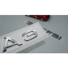 Dk Audi A3 35 Tfsi Krom Abs 3m 3D Bagaj Yazı Logo Orjinal Ürün