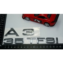 Dk Audi A3 35 Tfsi Krom Abs 3m 3D Bagaj Yazı Logo Orjinal Ürün
