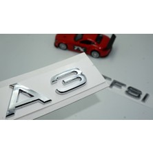 Dk Audi A3 45 Tfsi Krom Abs 3m 3D Bagaj Yazı Logo Orjinal Ürün