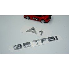 Dk Audi A1 35 Tfsi Krom Abs 3m 3D Bagaj Yazı Logo Orjinal Ürün