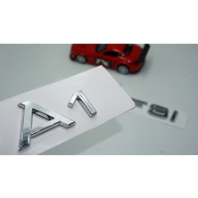 Dk Audi A1 40 Tfsi Krom Abs 3m 3D Bagaj Yazı Logo Orjinal Ürün