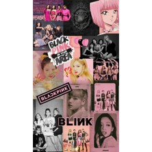 Anime And Your World Blackpink Defte Ryeni Model 1 Adet Özel Tasarım A4 Boyutu 21*29 cm  Telli Çizgisiz Büyük Boy defter