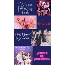 Anime And Your World Blackpink Defte Ryeni Model 1 Adet Özel Tasarım A4 Boyutu 21*29 cm  Telli Çizgisiz Büyük Boy defter
