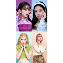 Anime And Your World Blackpink Defte Ryeni Model 1 Adet Özel Tasarım A4 Boyutu 21*29 cm  Telli Çizgisiz Büyük Boy defter