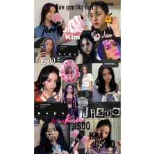 Anime And Your World Blackpink Defte Ryeni Model 1 Adet Özel Tasarım A4 Boyutu 21*29 cm  Telli Çizgisiz Büyük Boy defter