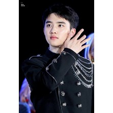 Anime And Your World Exo D.o. (Do)  Defter 1 Adet Özel Tasarım A4 Boyutu 21*29 cm Telli Çizgili Büyük Boy Defter