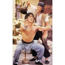 Anime And Your World Jackie Chan Defter 1 Adet Özel Tasarım A4 Boyutu 21*29 cm  Telli Kareli Büyük Boy defter