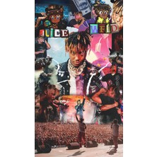 Anime And Your World Juice Wrld Defter 1 Adet Özel Tasarım A4 Boyutu 21*29 cm  Telli Kareli Büyük Boy defter