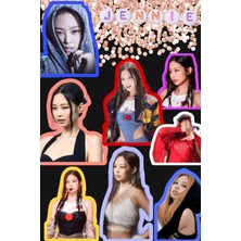 Anime And Your World Blackpink Yeni Model Defter 1 Adet Özel Tasarım A4 Boyutu 21*29 cm Telli Kareli Büyük