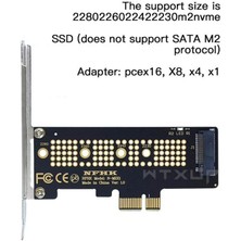 Keepro 1x Nvme Kart Pcie 1x Nvme SSD Kart Nvme SSD Anakart Bağlantı Aparatı Nvme 1x Anakart Kartı