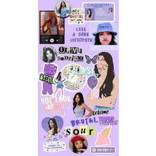 Anime And Your World Olivia Rodrigo Defter 1 Adet Özel Tasarım A4 Boyutu 21*29 cm Telli Çizgili Büyük Boy Defter