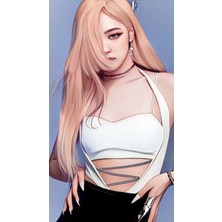 Anime And Your World Blackpink Manga  Defter 1 Adet Özel Tasarım A4 Boyutu 21*29 cm Telli Çizgisiz Büyük Boy Defter