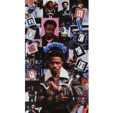 Anime And Your World  Roddy Ricch Defter 1 Adet Özel Tasarım A4 Boyutu 21*29 cm Telli Çizgili Büyük Boy Defter