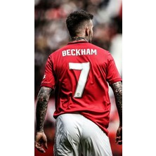 Anime And Your World  David Beckham Defter 1 Adet Özel Tasarım A4 Boyutu 21*29 cm Telli Kareli Büyük Boy Defter