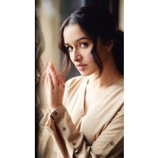 Anime And Your World Shraddha Kapoor  Defter 1 Adet Özel Tasarım A5 Boyutu 15*21 cm  Telli Çizgisiz Orta Boy defter
