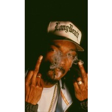 Anime And Your World Snoop Dogg  Defter 1 Adet Özel Tasarım A4 Boyutu 21*29 cm Telli Çizgili Büyük Boy Defter