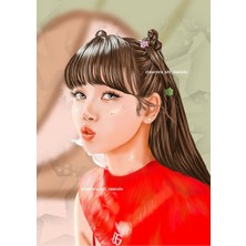 Anime And Your World Blackpink Manga  Defter 1 Adet Özel Tasarım A4 Boyutu 21*29 cm Telli Çizgisiz Büyük Boy Defter
