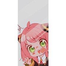 Anime And Your World Anya Spy x Family  Defter 1 Adet Özel Tasarım A4 Boyutu 21*29 cm Telli Kareli Büyük Boy Defter