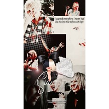 Anime And Your World Sia  Defter 1 Adet Özel Tasarım A5 Boyutu 15*21 cm  Telli Çizgisiz Orta Boy defter