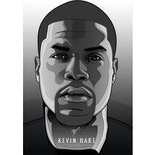 Anime And Your World Kevin Hart  Defter 1 Adet Özel Tasarım A5 Boyutu 15*21 cm  Telli Çizgisiz Orta Boy defter