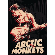 Anime And Your World Arctic Monkeys  Defter 1 Adet Özel Tasarım A4 Boyutu 21*29 cm Telli Çizgisiz Büyük Boy Defter