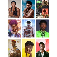 Anime And Your World  Lil Nas x Defter 1 Adet Özel Tasarım A4 Boyutu 21*29 cm Telli Çizgili Büyük Boy Defter