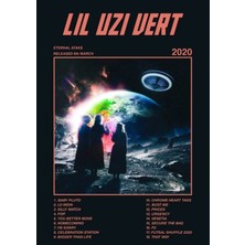 Anime And Your World Lil Uzi Vert  Defter 1 Adet Özel Tasarım A5 Boyutu 15*21 cm  Telli Çizgisiz Orta Boy defter