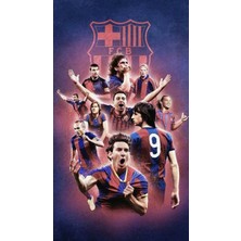 Anime And Your World  Fc Barcelona Defter 1 Adet Özel Tasarım A4 Boyutu 21*29 cm Telli Kareli Büyük Boy Defter