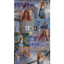 Anime And Your World  Olivia Rodrigo Defter 1 Adet Özel Tasarım A4 Boyutu 21*29 cm Telli Kareli Büyük Boy Defter