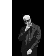 Anime And Your World Dj Snake  Defter 1 Adet Özel Tasarım A4 Boyutu 21*29 cm Telli Çizgisiz Büyük Boy Defter