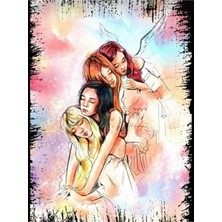 Anime And Your World Blackpink Manga  Defter 1 Adet Özel Tasarım A4 Boyutu 21*29 cm Telli Çizgili Büyük Boy Defter