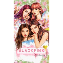 Anime And Your World Blackpink Manga  Defter 1 Adet Özel Tasarım A4 Boyutu 21*29 cm Telli Çizgili Büyük Boy Defter