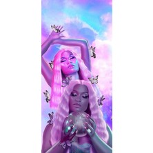Anime And Your World Nicki Minaj Yeni  Defter 1 Adet Özel Tasarım A5 Boyutu 15*21 cm  Telli Çizgisiz Orta Boy defter
