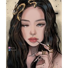 Anime And Your World Blackpink Manga  Defter 1 Adet Özel Tasarım A4 Boyutu 21*29 cm Telli Çizgisiz Büyük Boy Defter