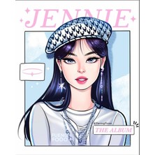 Anime And Your World Blackpink Manga  Defter 1 Adet Özel Tasarım A4 Boyutu 21*29 cm Telli Kareli Büyük Boy Defter