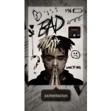 Anime And Your World Xxxtentacion  Defter 1 Adet Özel Tasarım A4 Boyutu 21*29 cm Telli Çizgili Büyük Boy Defter