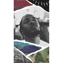 Anime And Your World Kendrick Lamar  Defter 1 Adet Özel Tasarım A4 Boyutu 21*29 cm Telli Kareli Büyük Boy Defter