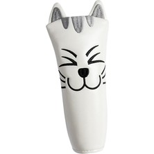 Attract Golf Head Consures Kalın Eğitim Ekipmanı Putter Headcover Düz Beyaz (Yurt Dışından)