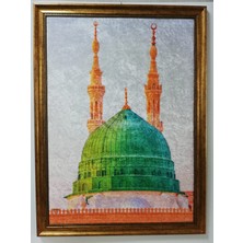 Dora Halı Tablo Yıkanabilir Solmayan Parlak ve Canlı 60CM x 80 cm Dekoratif Çerçeveli Taplo