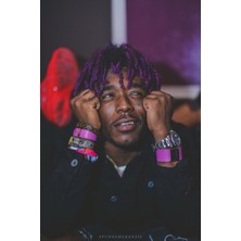 Anime And Your World Lil Uzi Vert  Defter 1 Adet Özel Tasarım A4 Boyutu 21*29 cm Telli Kareli Büyük Boy Defter
