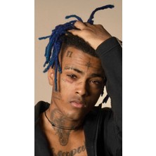 Anime And Your World Xxxtentacion  Defter 1 Adet Özel Tasarım A4 Boyutu 21*29 cm Telli Kareli Büyük Boy Defter